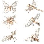3D Wooden Insect Puzzle - 6 Piece S