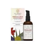 Juicy Chemistry Hibiscus, Amla & Bhringaraj Organic Hair Oil -For Damaged Hair-100ml
