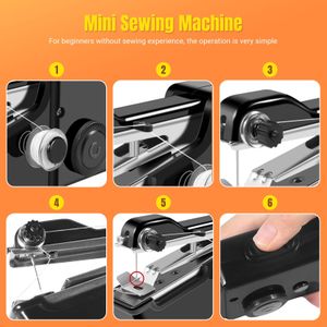 Mini Handheld Sewing Machine – Portable Cordless Electric, Black, Beginner Kit