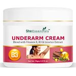 She Essentials Underarms & Intimate Areas | For Sensitive Skin of Bikini Area & Underarms | For Men & Women | For all skin types | No Parabens & Mineral Oil Day 50gm Pack of 1