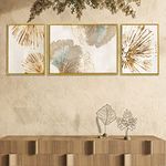 Painting Mantra Canvas Painting for Living Room Wall Decoration Perfect Twig Wall Art Prints for Home & Wall Décor (Set of 3, 17 x 51 Inchs)