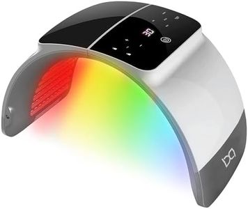 Bestqool LED Light Therapy - 6 Colors with Near Infrared Light LED Face Mask, SPA Salon Device