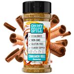 Cinnamon Roll Low Sodium Keto Seasoning, 0 Carbs, 0 Calories, Gluten-Free, Paleo, Non-GMO, No Preservatives, No Fillers, and No Artificial Flavoring (Cinnamon Roll)