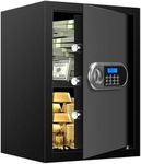 3.4 Cuft Large Safes for Home Use Fire and Water Proof, Anti-Theft Digital Security Safe Box With Programmable Keypad & Spare Keys, Home Safes Water and Fireproof for Documents Money Valuables