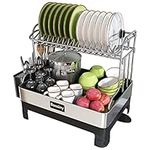 BOOSINY Dish Drying Rack, 304 Stain