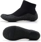 Upyoga Mens Barefoot Sports Socks Shoes|Air Light|1 Pair (8) Black