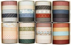 Knaid 40 Rolls of Slim Washi Tape G