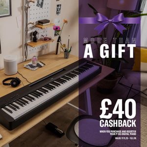 Yamaha P-145 Digital Piano, Black – Compact 88-Key Keyboard