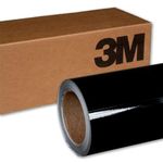 3M 2080 GLOSS BLACK G12 Car Wrap Air-Release Vinyl Film Bubble-Free Application (20cm x 152cm (7.9in x 59.8in))