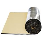 uxcell 394mil 10.76sqft Car Fender Engine Heat Sound Deadener Insulation Mat 79" x 40"