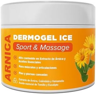 QKnatur - GEL CREMA ARNICA MONTANA - Para músculos y de articulaciones - Alto contenido en extracto de Árnica, de Caléndula, Hamamelis - Masaje (500 ml)
