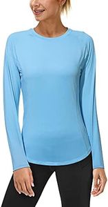 Roadbox Womens Long Sleeve UV Sun Protection Shirts UPF 50+ for Workout Swim