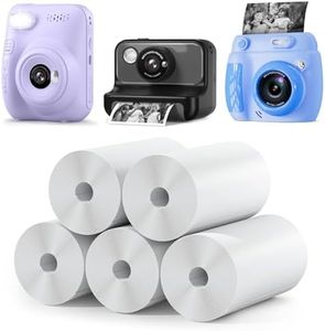 LETSHAHA 5 Rolls Kids Instant Camera Refill Print Paper, Photo Printer Thermal Paper Rolls Instant Print Camera for Kid's Instant Camera