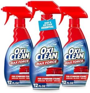OxiClean Max Force Laundry Stain Remover Spray, Newborn & Baby Essentials, Stain Treater, 12 fl oz, 3-Pack