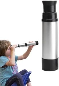 Telescope for - Mini Pirate Monocular Telescope with Foldable Waterproof Pocket Spyglass | Powerful Retractable Handheld Star Observing Telescope for Kids 2-12