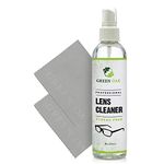 Lens Cleaner Kit Green Oak Professional Lens Cleaner Spray Best for Eyeglasses, Cameras, and Other Lenses - Safely Cleans Fingerprints, Dust, Oil (8oz)