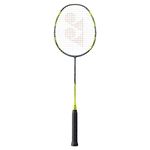 YONEX Arcsaber 7 Play Strung Graphite Badminton Racquet with Full Cover (Grey/Yellow)