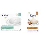 Dove Sensitive Skin Beauty Bar + Dove Shea Butter Beauty Bar Bundle