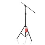 Pyle Heavy Duty Microphone Stand with Boom Arm – Adjustable Height 51”–78”, Telescoping 29.5” Boom, 5/8” Adapter, Studio & Stage Mic Stand