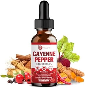 Migcopat Cayenne Pepper Drops Supplement Liquid with Vitamin D3 K2, Hawthorn Berry, Organic Beet Root, Ceylon Cinnamon, Coenzyme Q10, Berberine, Ginseng Extract Supports Immune Health, 2 FL.OZ