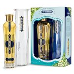 St-Germain French Artisanal Elderflower Liqueur Carafe Gift Pack, Made with Fresh Handpicked Elderflowers, No Artificial Flavours, 20% ABV, 50cl / 500ml