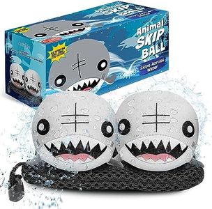 Activ Life Skip Balls - Shark Toys for Kids Toddler Outdoor Toys for Kids Ages 4-8 Summer Beach Games Baby Bath Toys for Girls Outside Game Toy for Boy Pool Accessories Essentials Play Stuff Gear