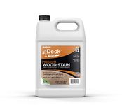 #1 Deck Premium Wood Stain for Decks, Fences, & Siding - 1 Gallon (Light Walnut)