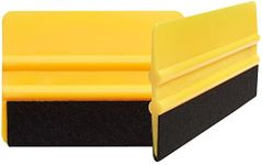 Felt tipped squeegee 2PACK. Automotive squeegee for vyinal roll and carbon fiber vinyl fibra de carbono 3M vinal wrap for cars vvivid vinyl. Apply xpel paint protection film & window tint.