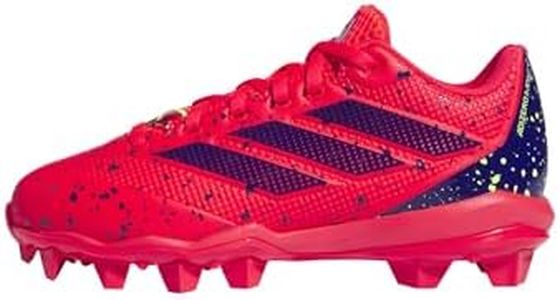 adidas Unisex-Kids Adizero Impact Molded 2.0 SHD, Lucid Red/Lucid Blue/Lucid Lemon, 2