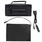 Portable Mini Car Microwave, 12V Electric Oven Quick Heating Picnic Box, Personal Food Warmer for Travel Camping Kitchen Cooking