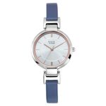 Titan Raga Viva White Dial Analog Leather Strap watch for Women-NR2608SL01