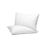 Elegant Comfort 16 x 36 Throw Pillow Inserts - 4-Pack Pillow Insert Poly-Cotton Shell with Siliconized Fiber Filling - Square Form Decorative for Couch Bed Inserts, Made in USA, 16 x 36 inch