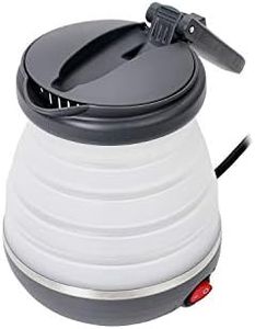 Adler AD 1279 AD1279 Bouilloire électrique, 750 W, 0.6 liters, Blanc et Gris foncé