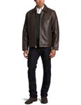 Perry Ellis Men's Lamb Open Bottom-Big, Brown, 3X
