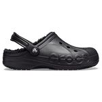 Crocs Unisex Baya Lined Clog Clog, Black, 5 UK Men/ 6 UK Women