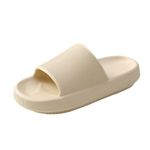 HUXMEYSON Cloud Slides for Women and Men, Pillow Slippers Super Soft, Thick Sole Slides for Women with Anti-Skid Sole