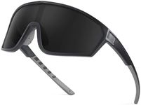 TJUTR Polarized Sports Sunglasses for Women Men, Wrap Around Sun Glasses UV400 Protection for Cycling Running Baseball