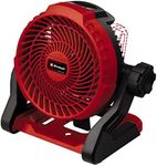 Einhell Power X-Change 18V Cordless Fan - 9" (180cm), 3 Speed Settings (Max. 1500m/h Wind Speed), 360° Rotatable Head - GE-CF 18/2200 Li Portable Camping Fan With Carry Handle (Battery Not Included)