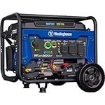 Westinghouse Outdoor Power Equipment 4650 Peak Watt Dual Fuel Portable Generator, Remote Electric Start with Auto Choke, RV Ready 30A Outlet, Gas & Propane Powered, CARB Compliant