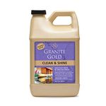 Granite Gold Clean and Shine Refill, Streak-Free Deep Cleaning and Polishing of Natural Stone and Quartz Surfaces, 64 Ounces