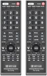 [Pack of 2] Newest Universal Remote Control Replace for Toshiba TV Remote and All Toshiba TV Replacement for LCD LED HDTV Smart TVs Remote