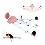 Split Machine, with Timer, Leg Stretcher Machine 0-180°, 6 adjustable length levels(74–127 cm), Soft Seat, Suitable for Dancers and Gymnasts, Training and Stretching, Flexibility, Supports up to 150kg