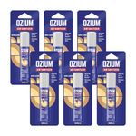 Ozium 0.8 oz. Air Sanitizer & Odor Eliminator for Homes, Cars, Offices and More, Vanilla Scent, Pack of 6