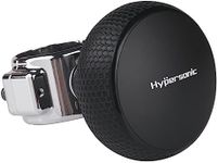 Hypersonic Steering Wheel Spinner Knob - Compatible with Standard Steering Wheels - Smooth Suicide Knob for Car, Tractor, Mower, Boat and Maneuver (Black)