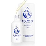 BigWave Ear Drops - Infection and Itching Discomfort Relief- Contains Anti-Inflammatory, Healing, Drying, & Soothing Properties - for Swimmers, Surfers, Water Athletes