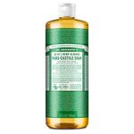 Dr. Bronner’s - Pure-Castile Liquid Soap (Almond, 946 mL) - Made with Organic Oils, 18-in-1 Uses: Face, Body, Hair, Laundry, Pets and Dishes, Concentrated, Vegan, Non-GMO