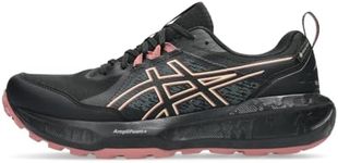 ASICS Women's Gel-Sonoma 8 Gore-Tex Trail Running Shoes,7.5,Black/Apricot Crush