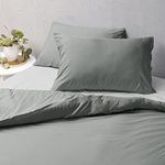 Sheraton Luxury Maison Sheet and Quilt Cover 4 Pieces Set, Super King Bed, Grey