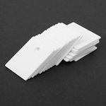 Mrisata 100PCS TO-247 Alumina Ceramic Insulating Sheet MOS Transistor IGBT Cooling Pad 17 X 22 X 1mm Mosfet Heatsink Insulator Thermal Pads