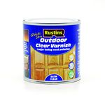 Rustins Quick Dry Outdoor Clear Varnish 250ml Satin